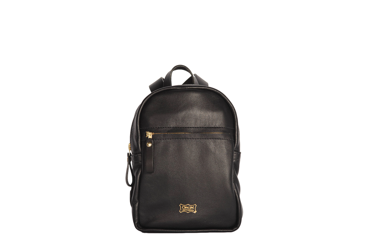 black and gold mini backpack Mini Leather Backpack