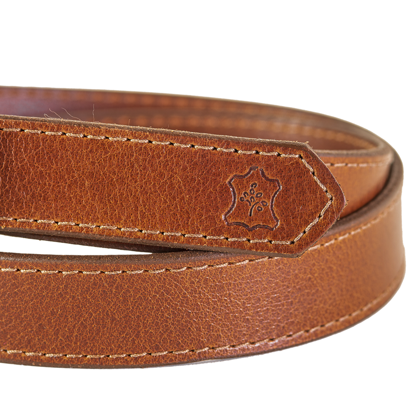 Handmade Leather Belt in Orange 32 Mm 1.25 or 40 Mm 