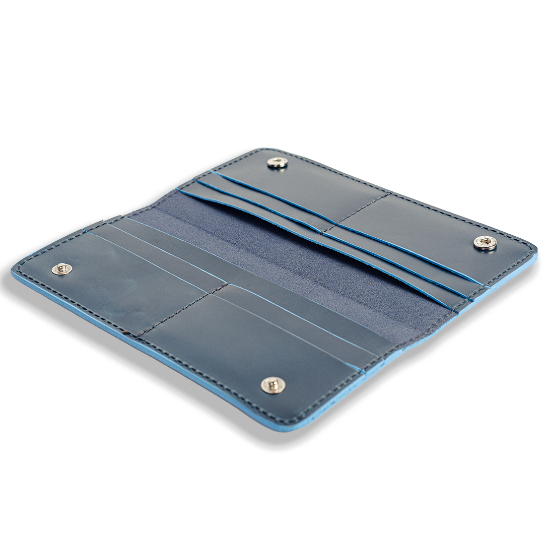 Handmade Long Wallet - Made with full grain leather. Crafted in