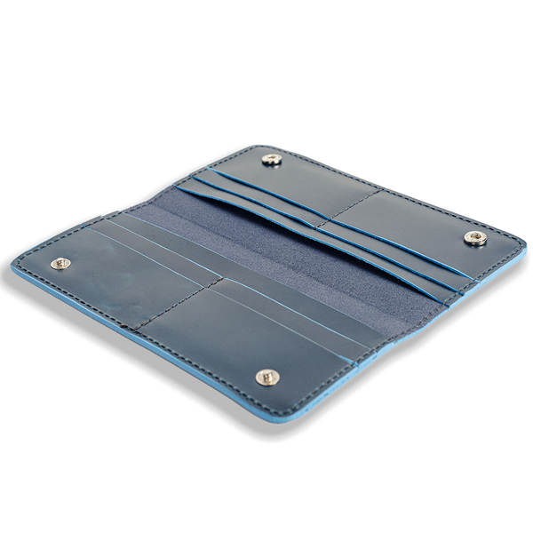 Handmade Long Wallet - Made with full grain leather. Crafted in