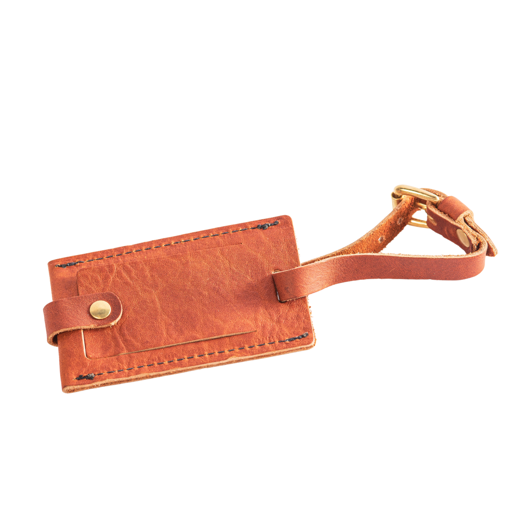 Luggage Tag | Leather Luggage Tag | Orox Leather – Orox Leather Co.