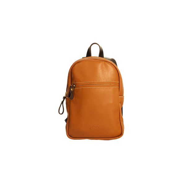 caramel leather backpack Mini Leather Backpack
