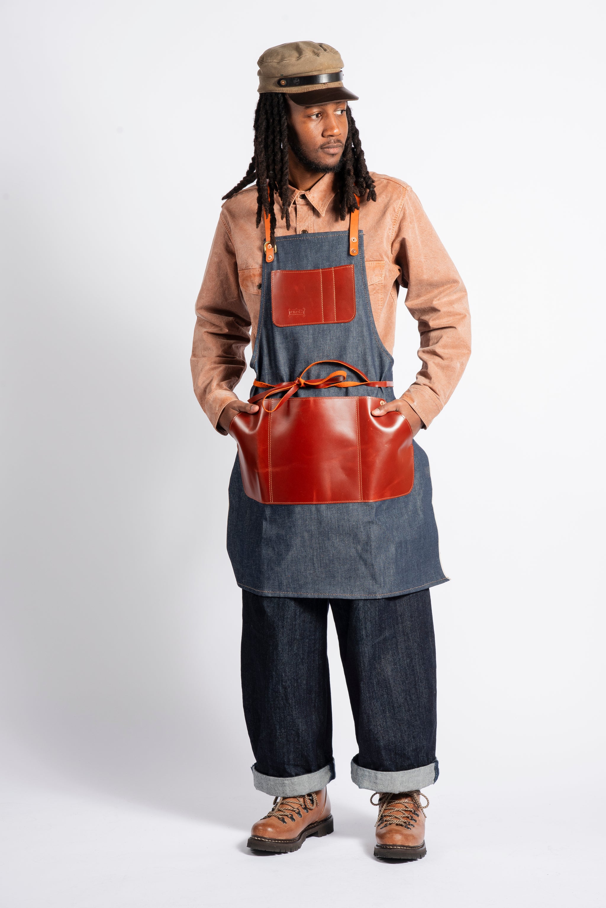 ディーラックス　apron Lightweight Tradesman Apron – Orox Leather Co.