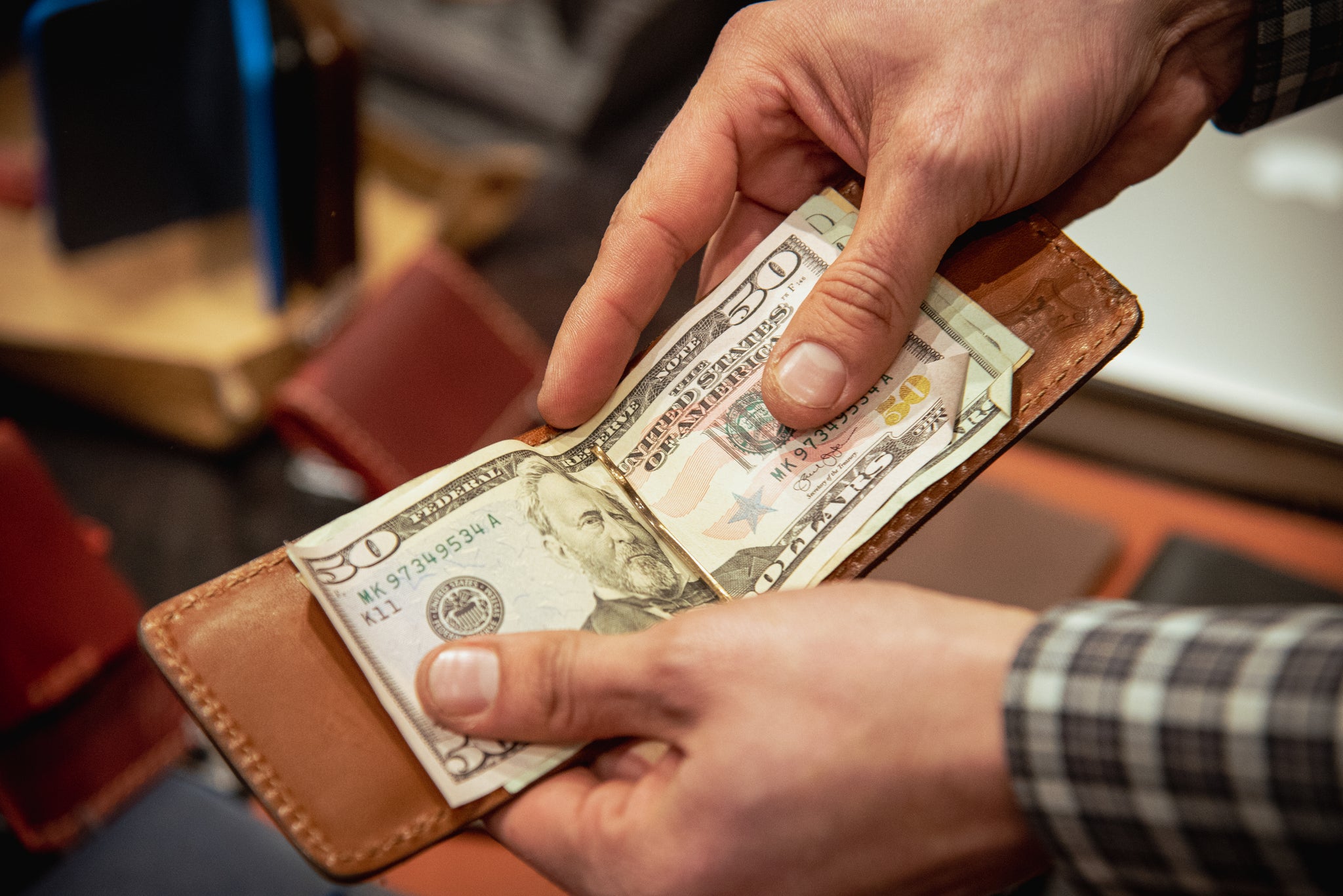 Leather Money Clip – Orox Leather Co.